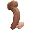 LoveToy SlidingSkin Gode Sliding Skin 23 x 6cm Marron